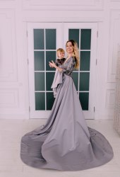 Комплект мама-дочка "Нінель" Eli Dress Family-look