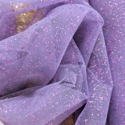 Сітка з глітером Фіолетова #227 Ширина 3 м