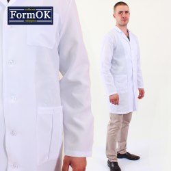Чоловічий медичний халат FormOK Олександр
