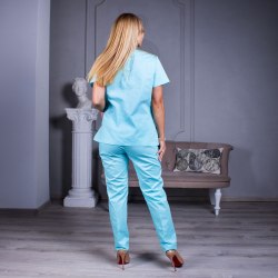 Жіночий медичний костюм FormOK Avicenna блакитний