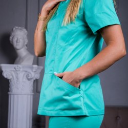 Жіночий медичний костюм FormOK Avicenna салатовий