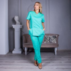 Жіночий медичний костюм FormOK Avicenna салатовий