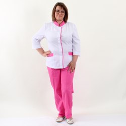 Жіночий медичний костюм FormOK Avrora рожевий