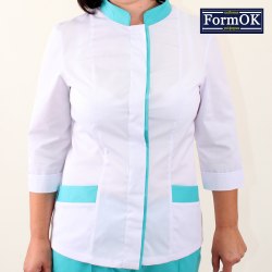 Жіночий медичний костюм FormOK Avrora м'ятний