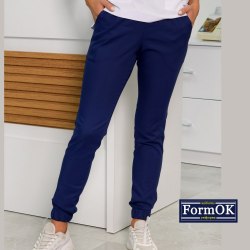 Жіночі медичні штани FormOK Асія білі