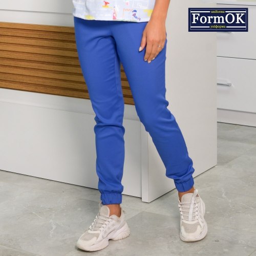 Жіночі медичні штани FormOK Асія електрик
