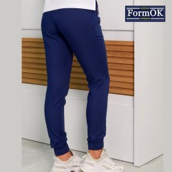 Жіночі медичні штани FormOK Асія сині