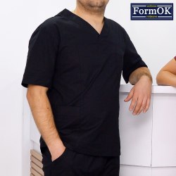 Чоловічий медичний костюм FormOK Онуфрій elit чорний
