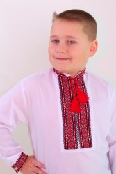 Дитяча вишиванка для хлопчика Сергiйко