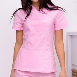 Жіночий медичний костюм FormOK Avicenna elit рожевий