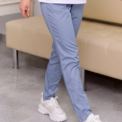 Жіночий медичний костюм FormOK Ельза сіро-блакитний