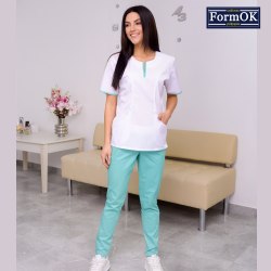 Жіночий медичний костюм FormOK Ельза салатовий