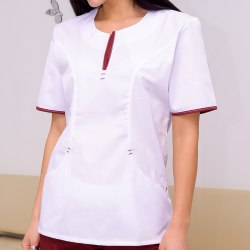 Жіночий медичний костюм FormOK Ельза бордовий