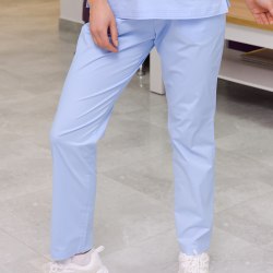 Жіночий медичний костюм FormOK Едельвіка elit блакитний