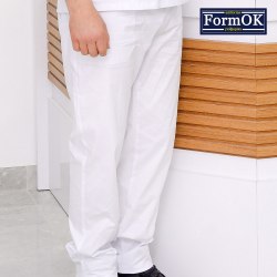 Чоловічий медичний костюм FormOK Онуфрій білий