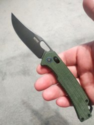 Нож SRM 9203 Green Micarta