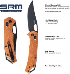 Нож SRM 9201-PJ
