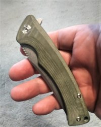Нож CH 3528 Green Micarta