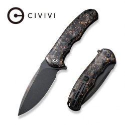 Нож Civivi Praxis Stonewashed 9Cr18MoV, Carbon Fiber