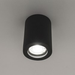 Світильник точковий накладний GYPSUM LINE Lester R1801 BK (Чорний)