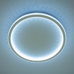 УЦІНКА! Світильник світлодіодний стельовий LUMINARIA ORIENT ACRYLIC 80W R490 APP WHITE/CLEAR 220V IP20 з пультом ДУ