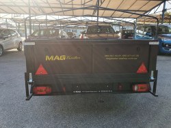 Збільшений легковий причіп MAG Trailer (1,56 х 2,56 , борти ламінована фанера 460 мм, ресора Волга)