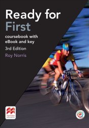 Ready for First 3rd Edition Coursebook with key and eBook Pack Macmillan / Підручник для учня