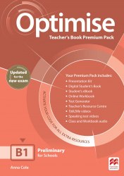 Optimise B1 Teacher's Book Premium Pack (Updated for the New Exam) Macmillan / Підручник для вчителя