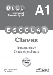 DELE Escolar A1 Claves + CD Audio Edelsa / Брошура з відповідями