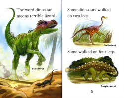 Usborne First Reading 3 Dinosaurs + CD Usborne