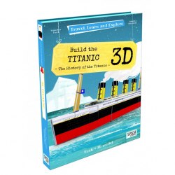 Travel, Learn and Explore: Build the Titanic 3D Sassi / Книга з виробами, Збірна модель