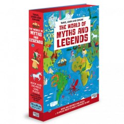 Travel, Learn and Explore: The World of Myths and Legends Book + Puzzle Sassi / Книга з пазлом