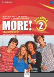 More! 2nd Edition 2 Student's Book with Cyber Homework and Online Resources Cambridge University Press / Підручник для учня