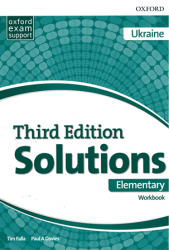 Solutions (3rd Edition) Elementary Workbook Ukraine Oxford University Press / Робочий зошит, видання для України