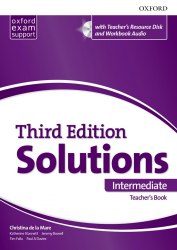 Solutions (3rd Edition) Intermediate Teacher's Book with Teacher's Resource Disc and Workbook Audio Oxford University Press / Підручник для вчителя