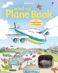 Wind-up Plane Book Usborne / Книга з іграшкою