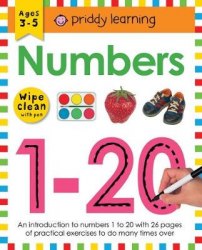 Wipe-Clean Workbook: Numbers 1-20 Priddy Books / Книга з маркером