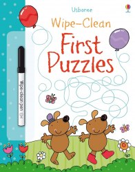 Wipe-Clean: First Puzzles Usborne