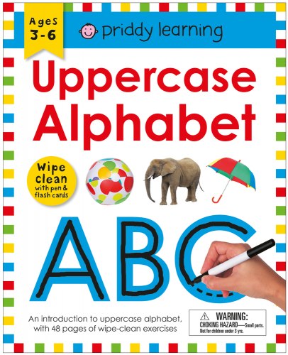 Wipe-Clean Workbook: Uppercase Alphabet Priddy Books / Пиши-стирай