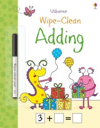 Wipe-Clean: Adding Usborne / Книга з маркером