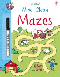 Wipe-Clean: Mazes Usborne