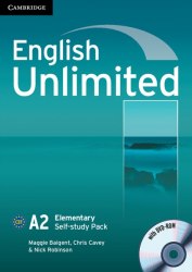 English Unlimited Elementary Self-study Pack (Workbook with DVD-ROM) Cambridge University Press / Робочий зошит