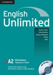 English Unlimited Elementary Teacher's Pack (with DVD-ROM) Cambridge University Press / Підручник для вчителя