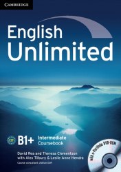 English Unlimited Intermediate Coursebook with e-Portfolio Cambridge University Press / Підручник для учня