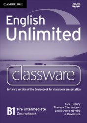 English Unlimited Pre-intermediate Classware DVD-ROM Cambridge University Press / DVD диск