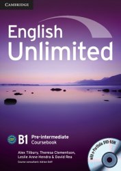 English Unlimited Pre-intermediate Coursebook with e-Portfolio Cambridge University Press / Підручник для учня