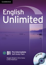 English Unlimited Pre-intermediate Self-study Pack (Workbook with DVD-ROM) Cambridge University Press / Робочий зошит