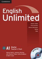 English Unlimited Starter Teacher's Pack (with DVD-ROM) Cambridge University Press / Підручник для вчителя