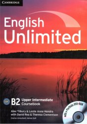 English Unlimited Upper-Intermediate Coursebook with e-Portfolio Cambridge University Press / Підручник для учня