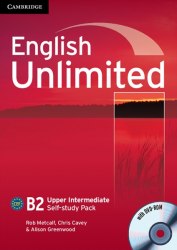 English Unlimited Upper-Intermediate Self-study Pack (Workbook with DVD-ROM) Cambridge University Press / Робочий зошит